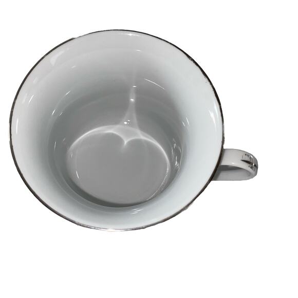 Illusions, 2 Footed Cups, Ring Of Flowers/Rim-silver Discontinued VTG - Picture 6 of 6